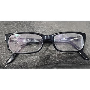 Ray Ban RB5187 2000 Black Rectangle Eyeglasses 50-16 140